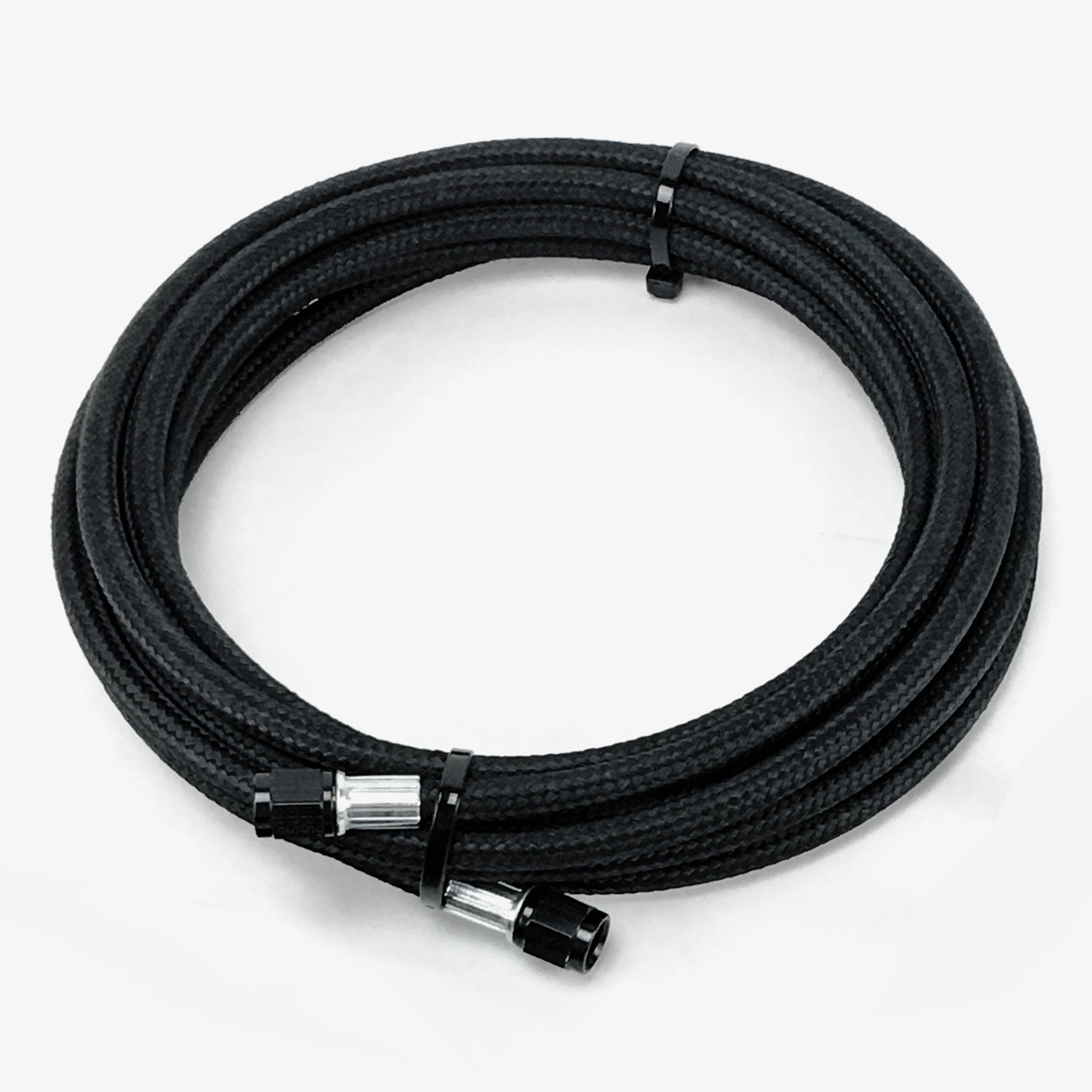 6AN Stainless Steel Braided PTFE Hose With 6AN Ends Installed (Sold By The Foot)