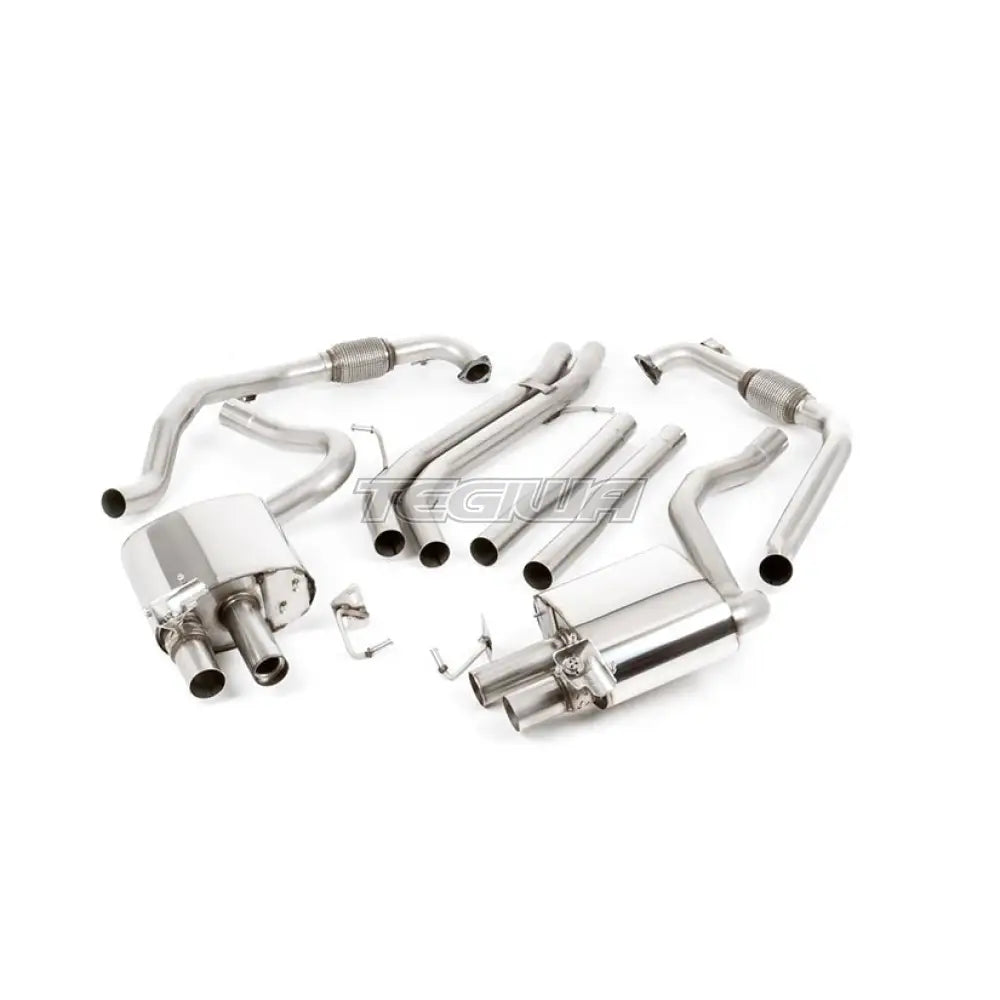 Milltek Audi S4 3.0 Turbo V6 B9 - Saloon/Sedan & Avant (Non Sport Diff Models) 2016-2023 Cat-back Exhaust