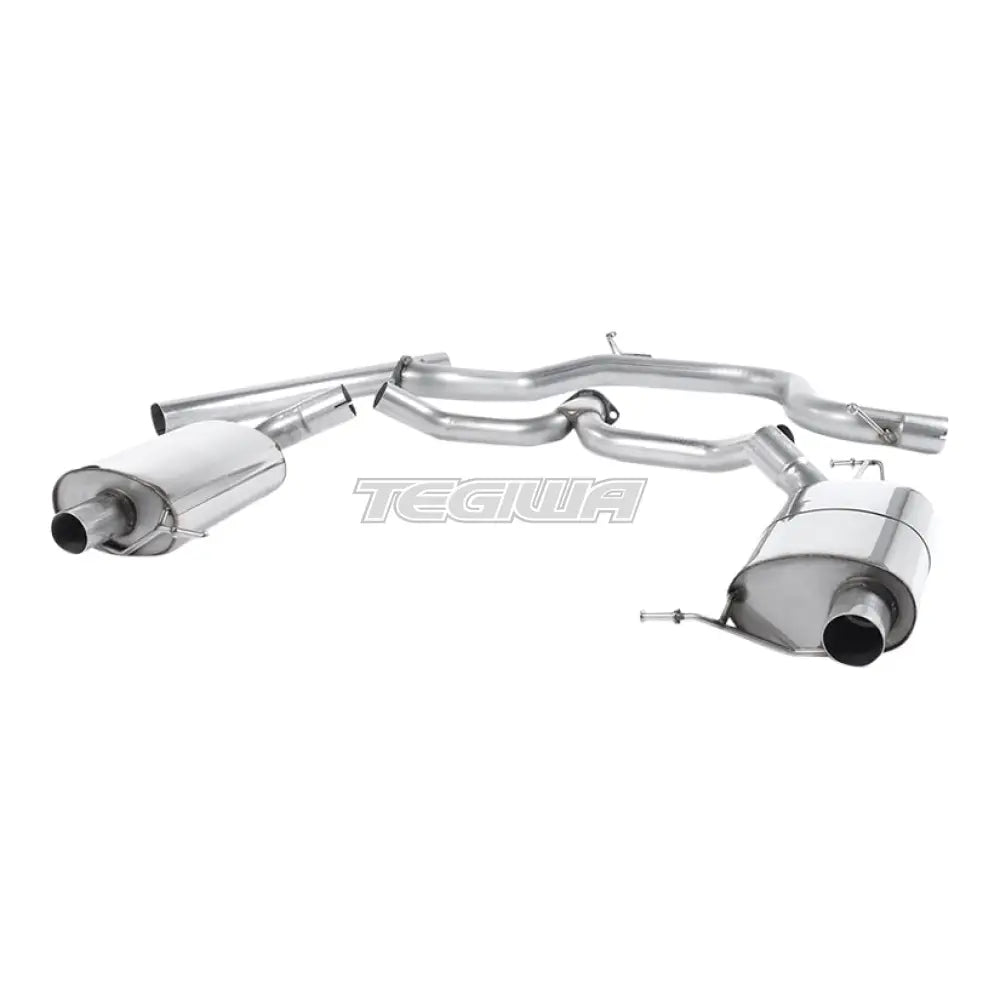 Milltek Skoda Octavia vRS 2.0 TSI 245PS Hatch & Estate (manual and DSG-auto Non-OPF/GPF & Post Facelift) 2018-2019 Cat-back Exhaust