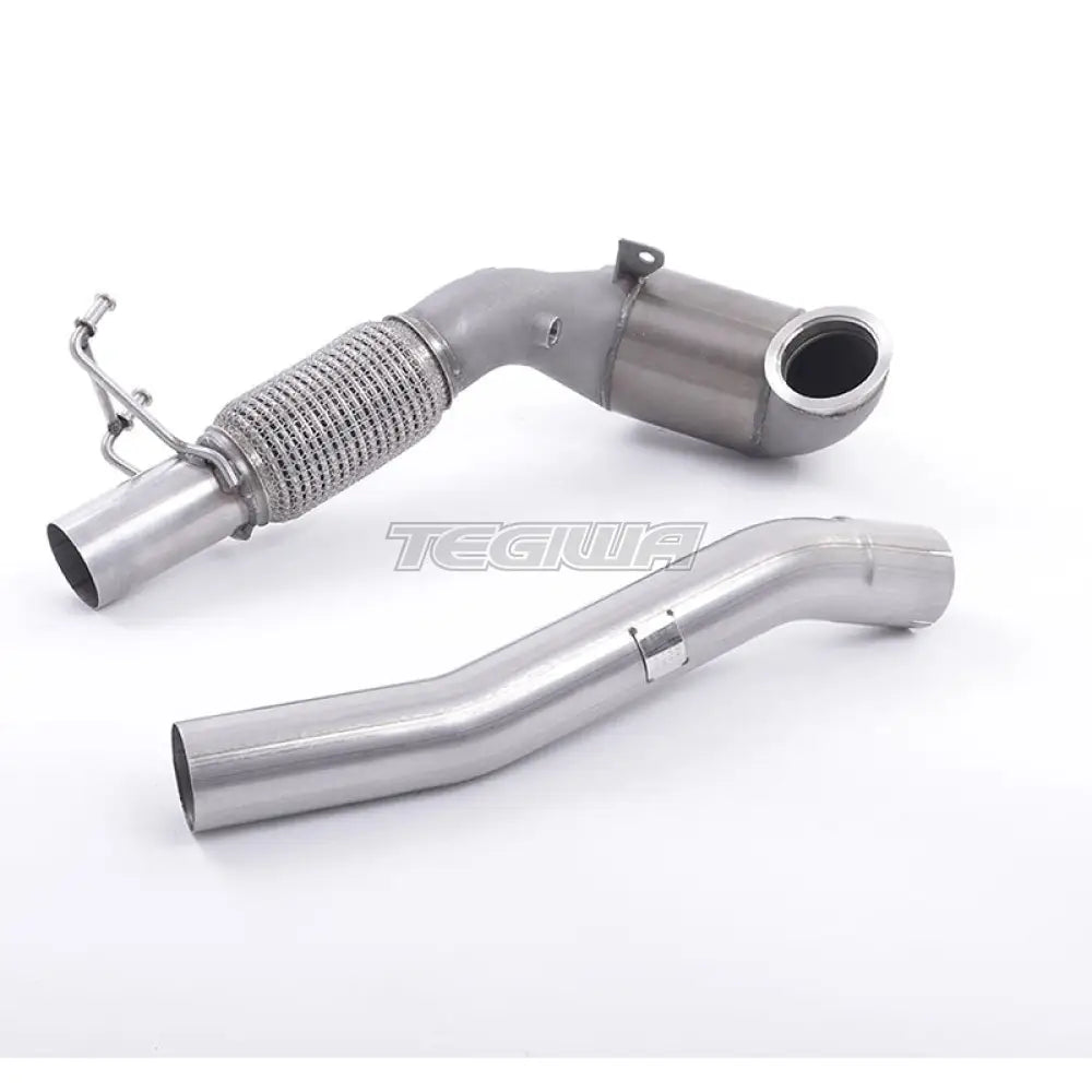 Milltek Volkswagen Golf MK7 GTi (including GTi Performance Pack Clubsport & Clubsport S models) 2013-2016 Large Bore Downpipe and Hi-Flow Sports Cat Exhaust - Fits with Milltek System - SSXVW261