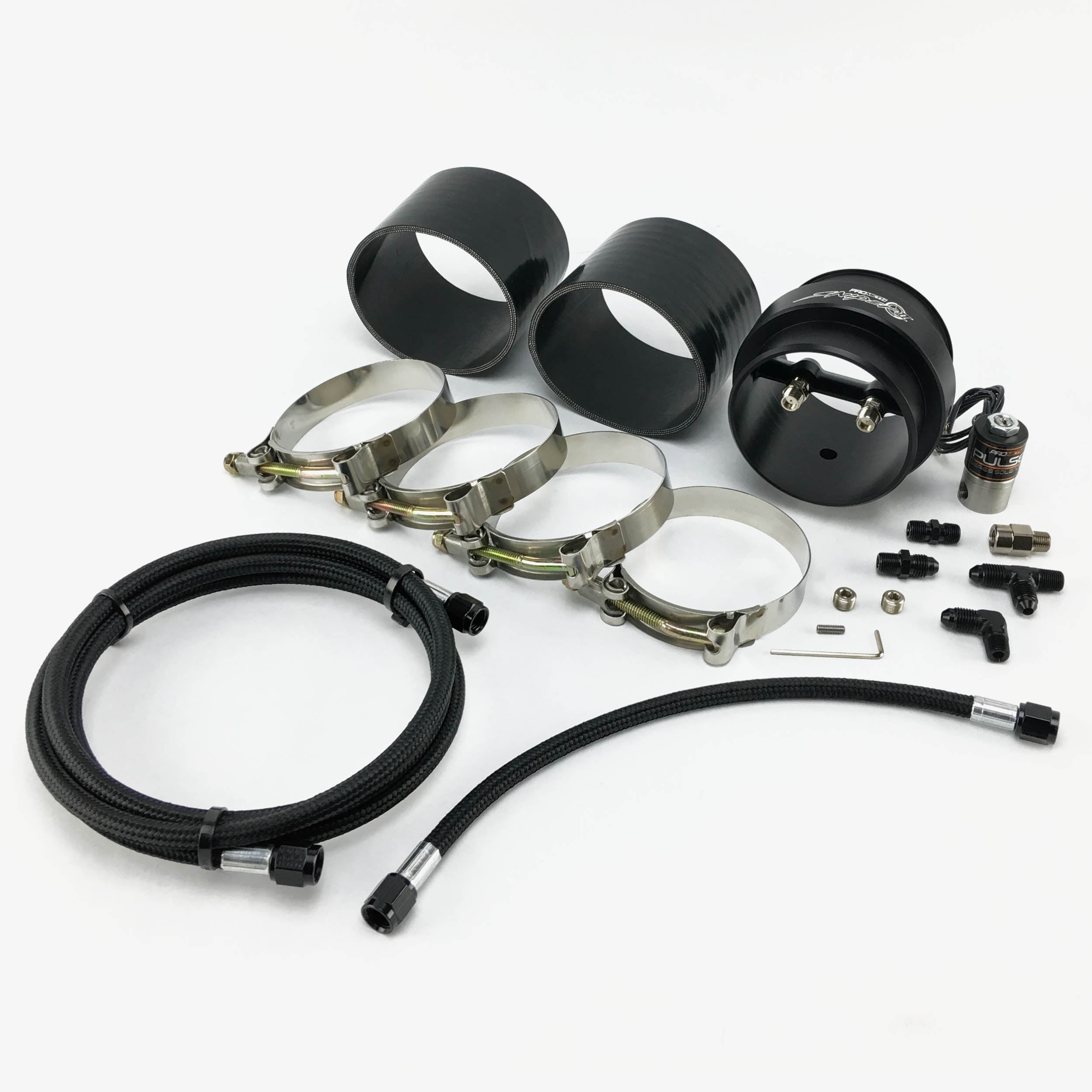 Sniper II Dual Stage With 18ft Hose Assembly, Trunk Mount (Check Valve/Solenoid Silicone Straight)
