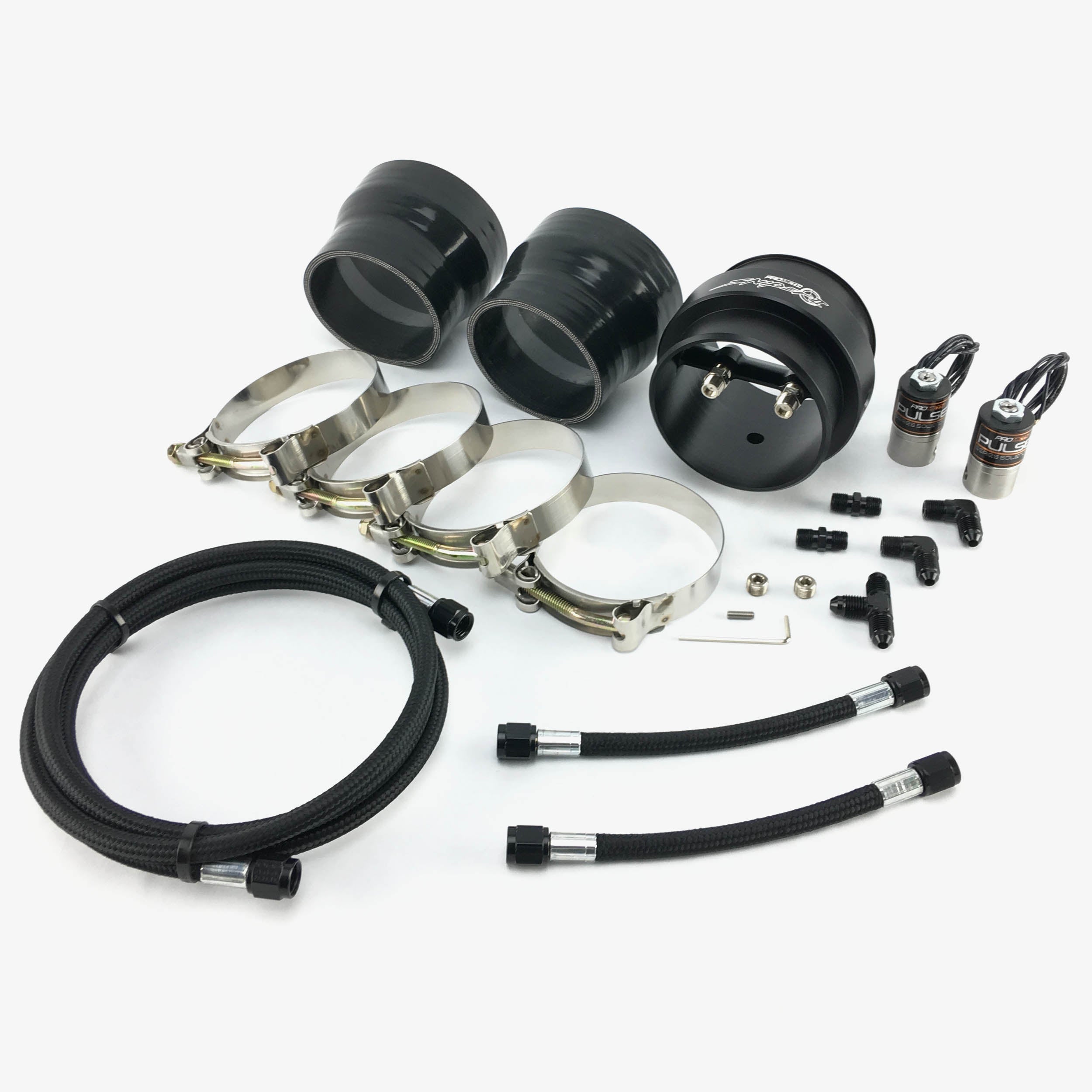 Sniper II Dual Stage With 8ft Hose Assembly (Solenoid/Solenoid Silicone Reducer)