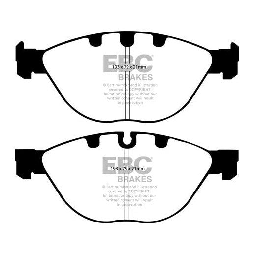 EBC BMW E60 E63 E65 Orangestuff Race Front Brake Pads - ATE Caliper (Inc. 535i, 635i, 745i & 760i)