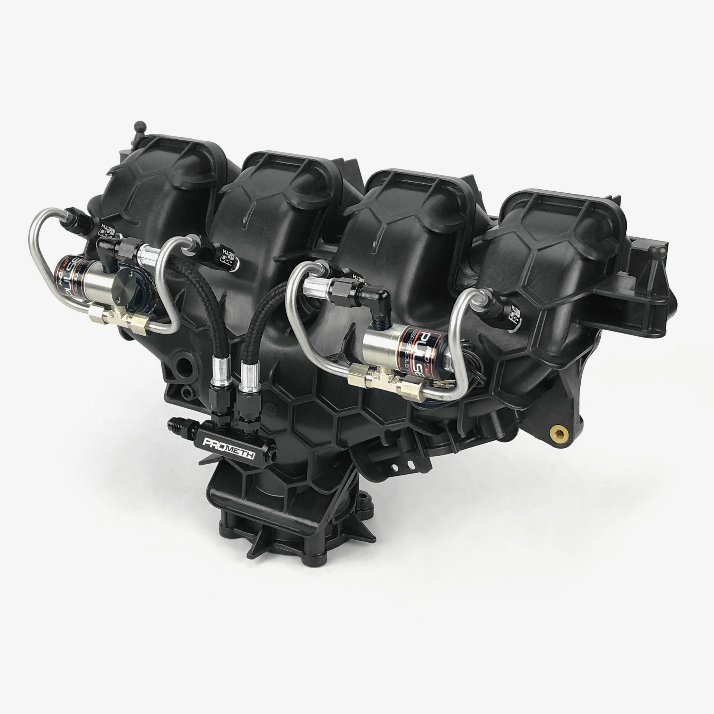 ProMeth Signature Series 4 Cylinder Direct Port With Split Block, Dual Solenoids & Straight Nozzle Holders (uBend It)
