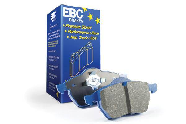 EBC BMW E84 E89 E90 E92 Bluestuff NDX Trackday Front Brake Pads - ATE Caliper (Inc. 325i, 330i, X1 28i & Z4 35i)
