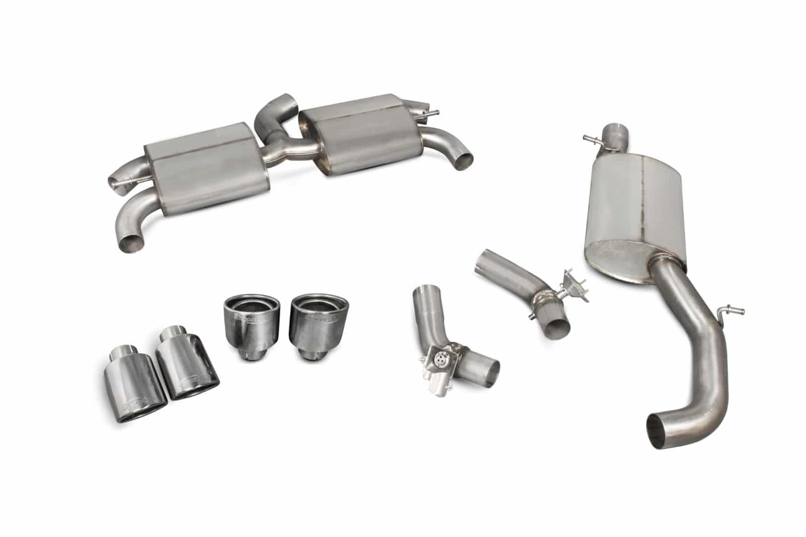 Scorpion Audi TT S MK3 (2014-16) Cat-Back Exhaust with Valves (Non-GPF Model Only)