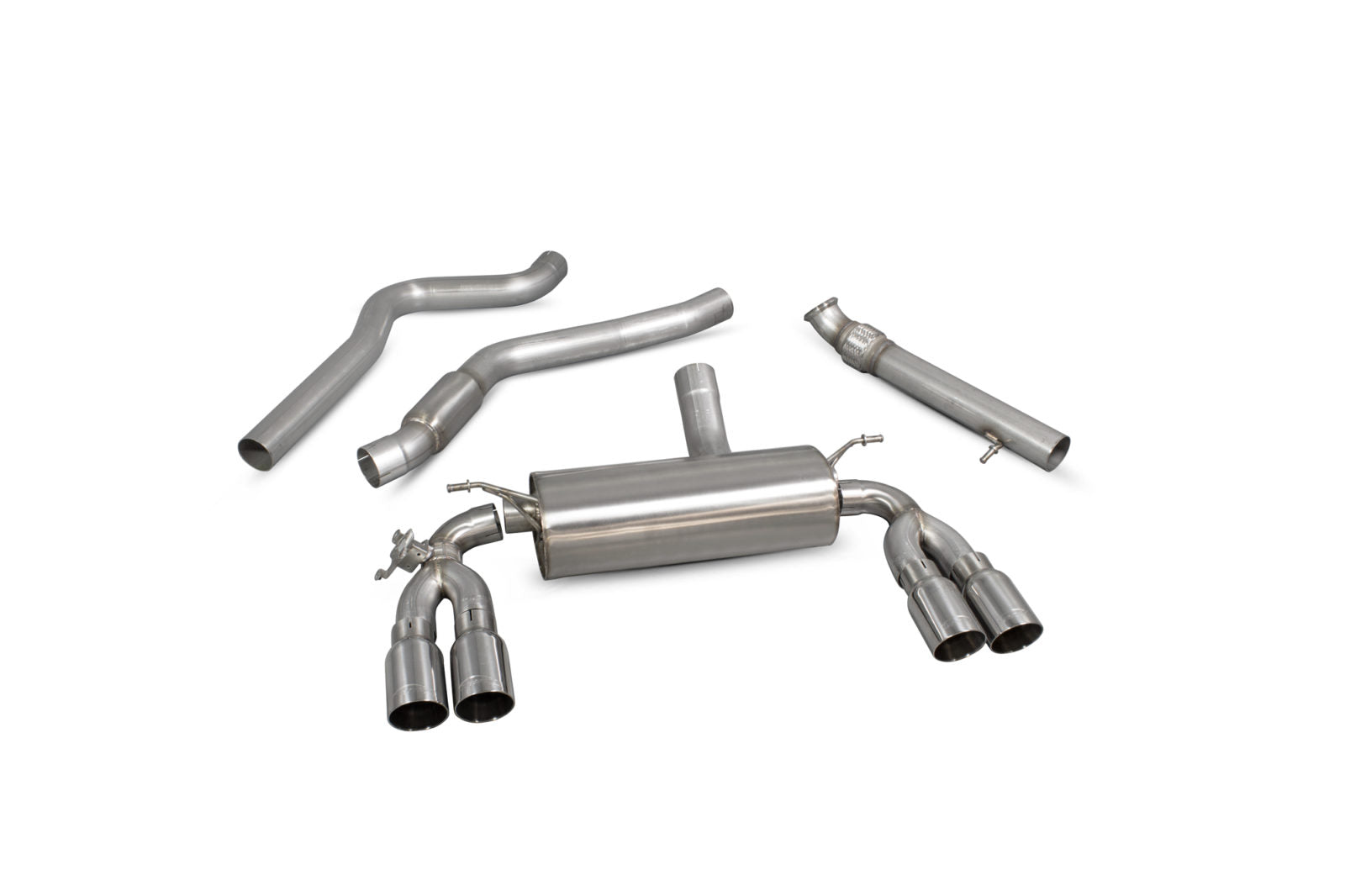 Scorpion BMW M2 (F87) Non-GPF Model Only (2016-18) Cat-Back System With Electronic Valves