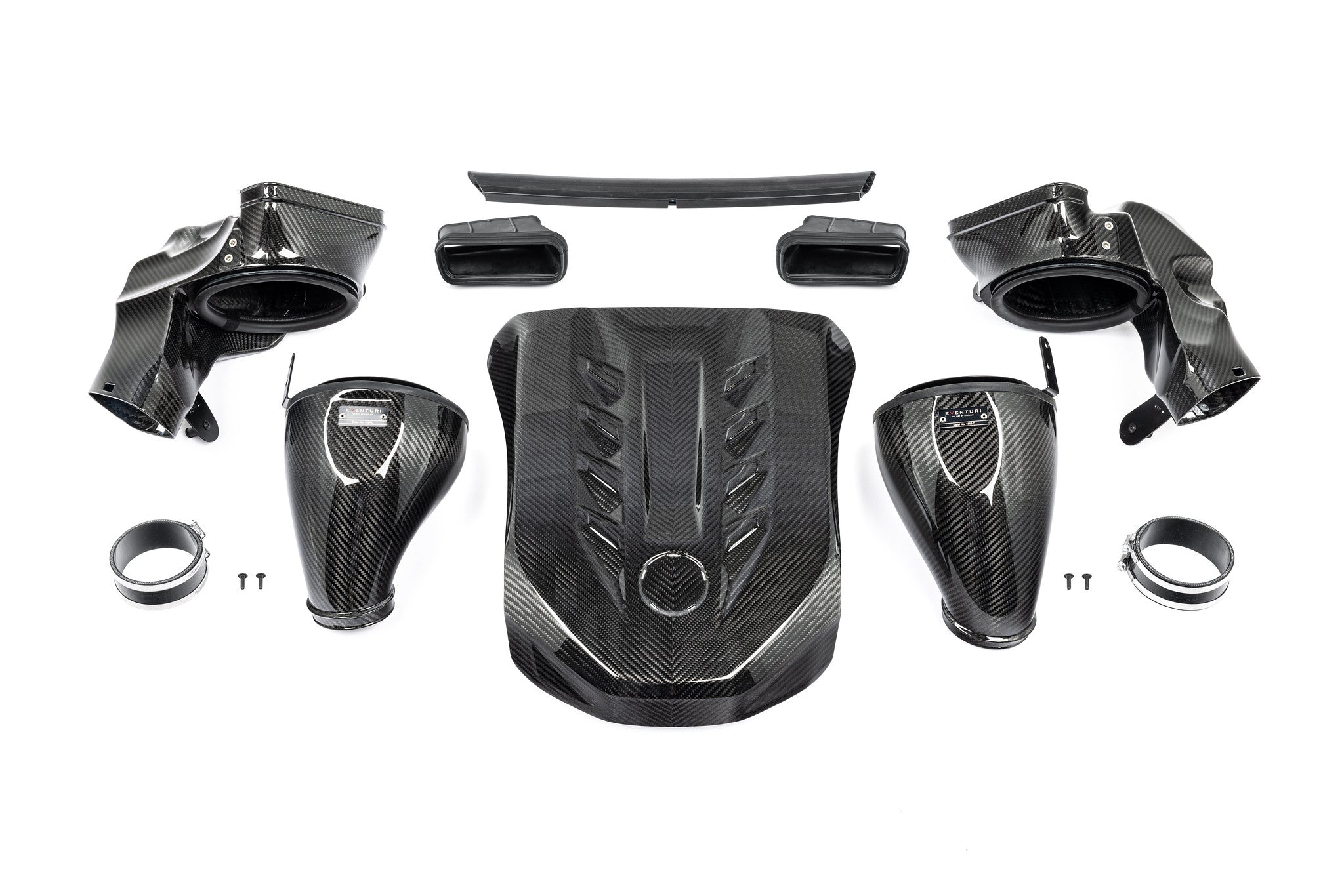 Eventuri Gloss Carbon Fibre Intake System - BMW G05 X5 M50i | G06 X6 M50i