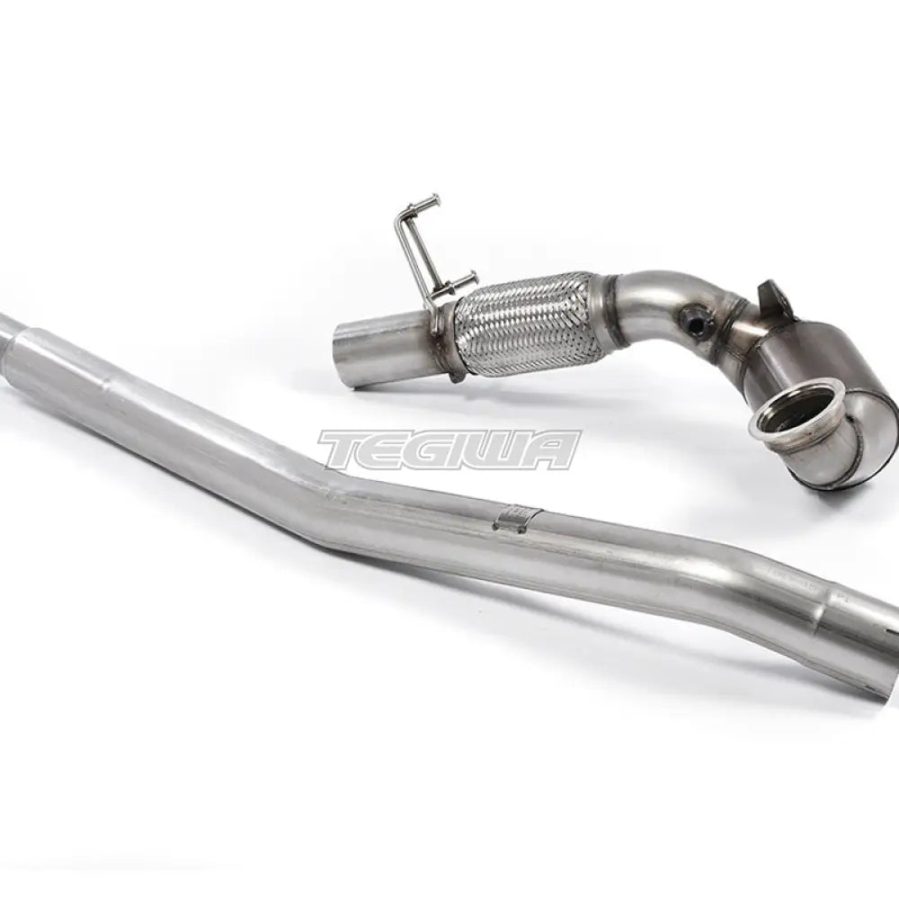 Milltek Volkswagen Golf MK7.5 GTi (Non Performance Pack Models & Non-GPF Equipped Models Only) 2017-2018 Cast Downpipe with Race Cat Exhaust - Fits with OE System