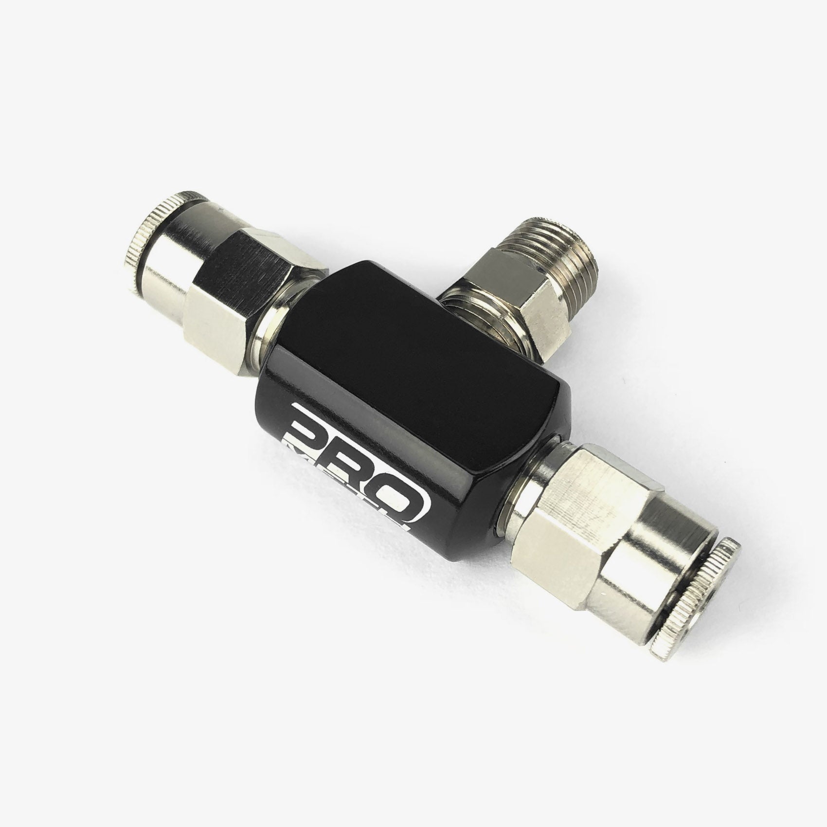 NPT Tee Nozzle Holder With 1/4” Push Fittings