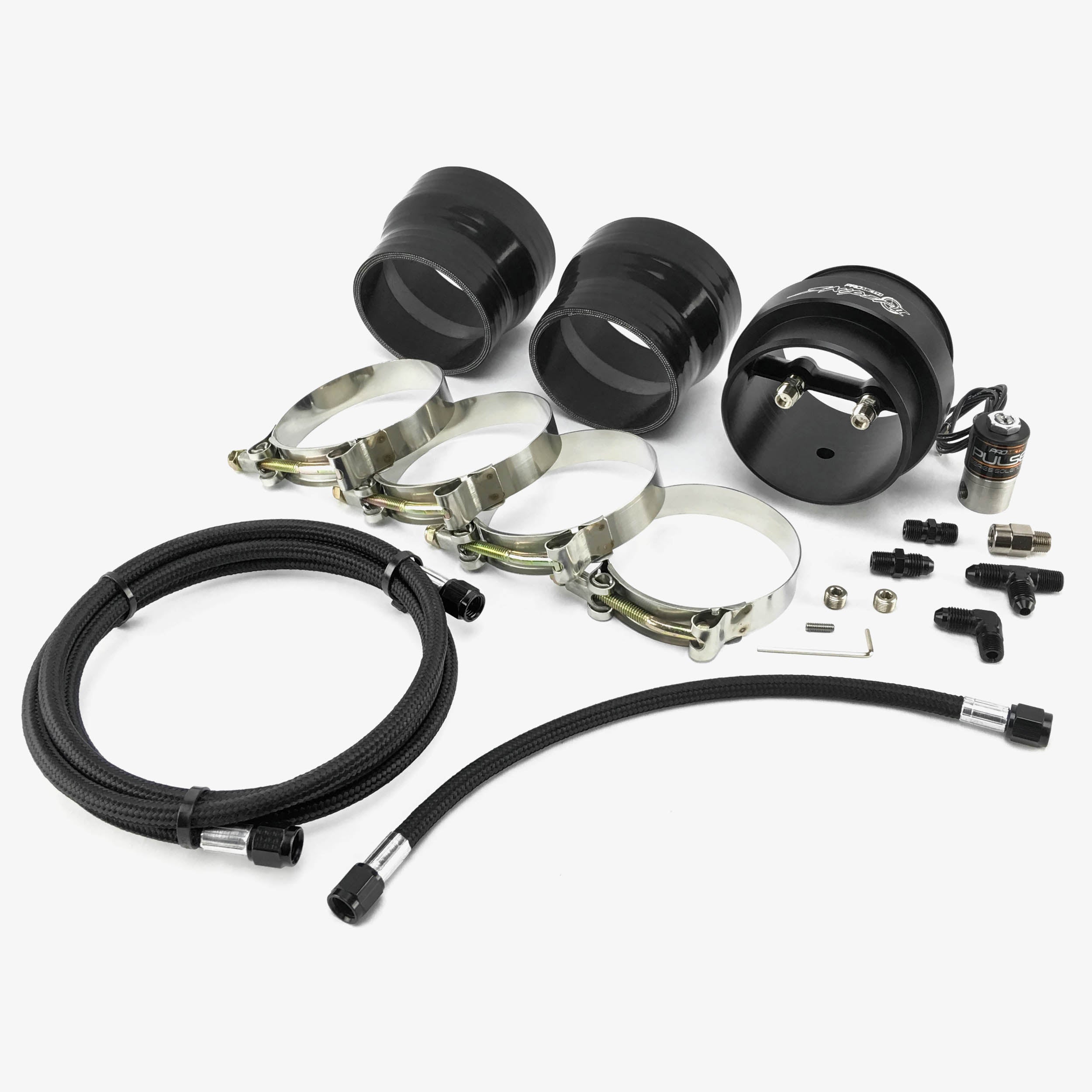 Sniper II Dual Stage With 8ft Hose Assembly, Fender Mount (Check Valve/Solenoid Silicone Reducer)
