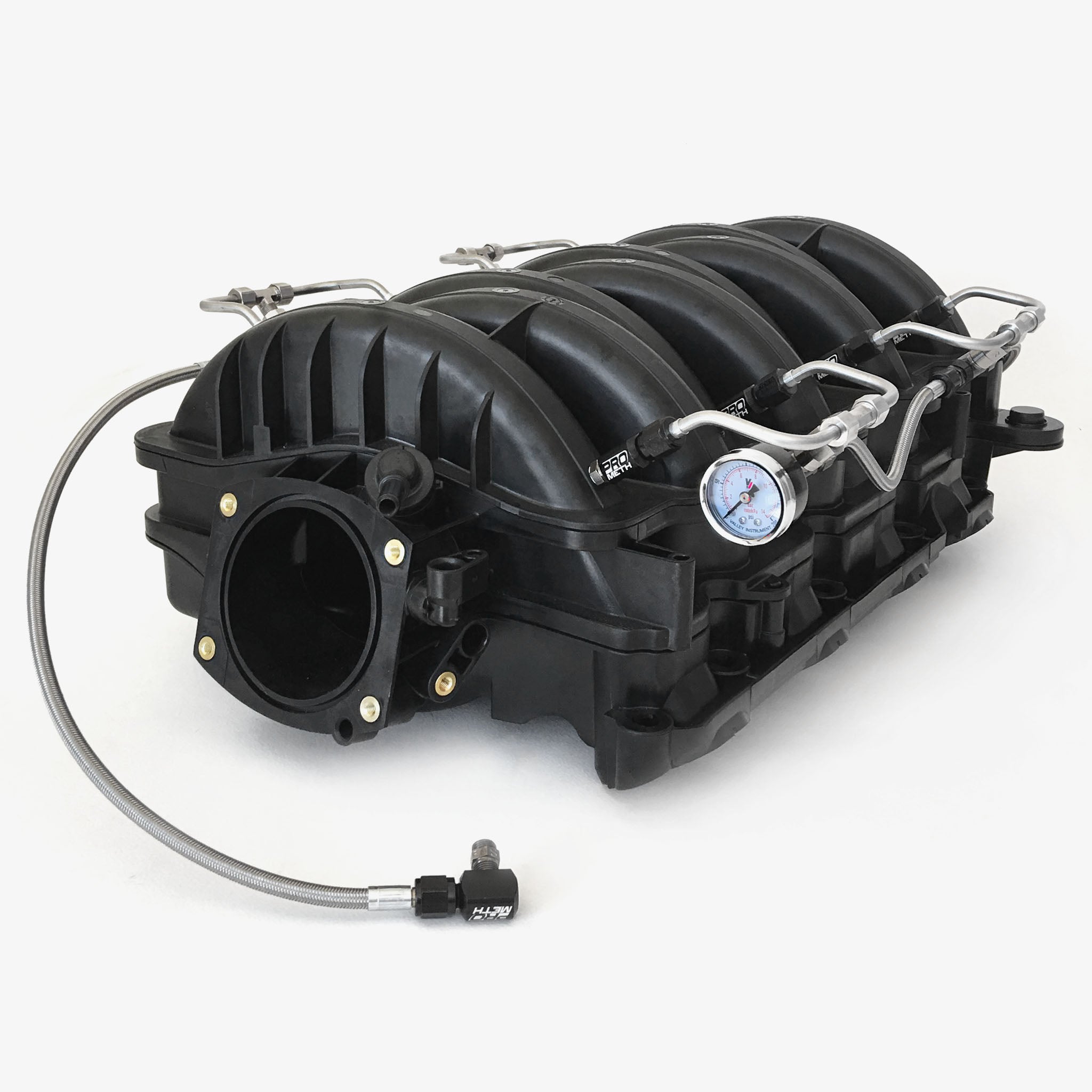 Universal V8 Direct Port Methanol Injection With 9th Injector, Dual Stage (Pre-Bent)