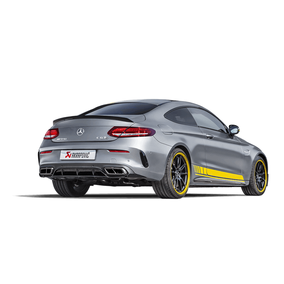 Mercedes AMG C63 Coupe (C205) | Akrapovic | Evolution Line System - For vehicles with Mercedes-AMG Performance exhaust System - For vehicles without Mercedes-AMG Performance exhaust System