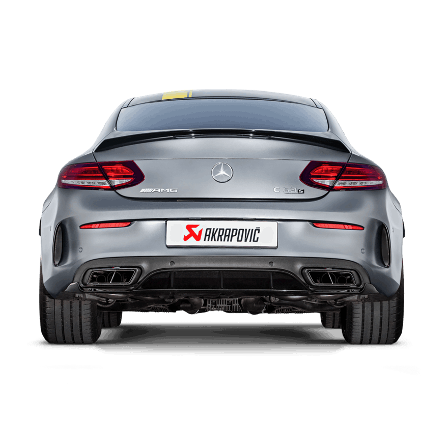 Mercedes AMG C63 Coupe (C205) | Akrapovic | Evolution Line System - For vehicles with Mercedes-AMG Performance exhaust System - For vehicles without Mercedes-AMG Performance exhaust System